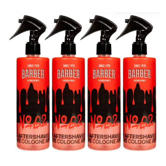 MARMARA BARBER Aftershave Cologne 400ml - Nr. 62 - 4 Stuks