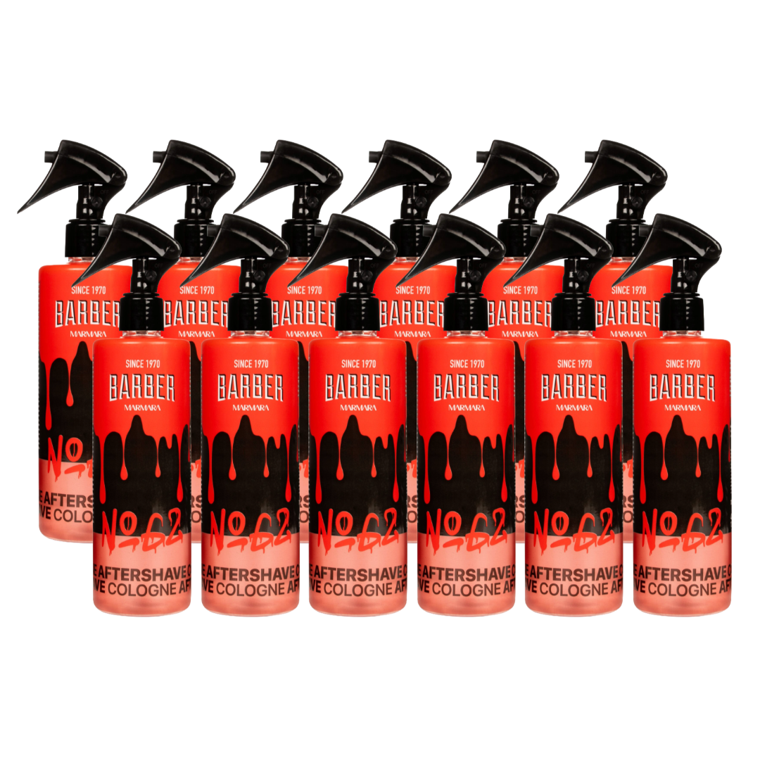 MARMARA BARBER Aftershave Cologne 400ml - Nr. 62 - 12 Stuks