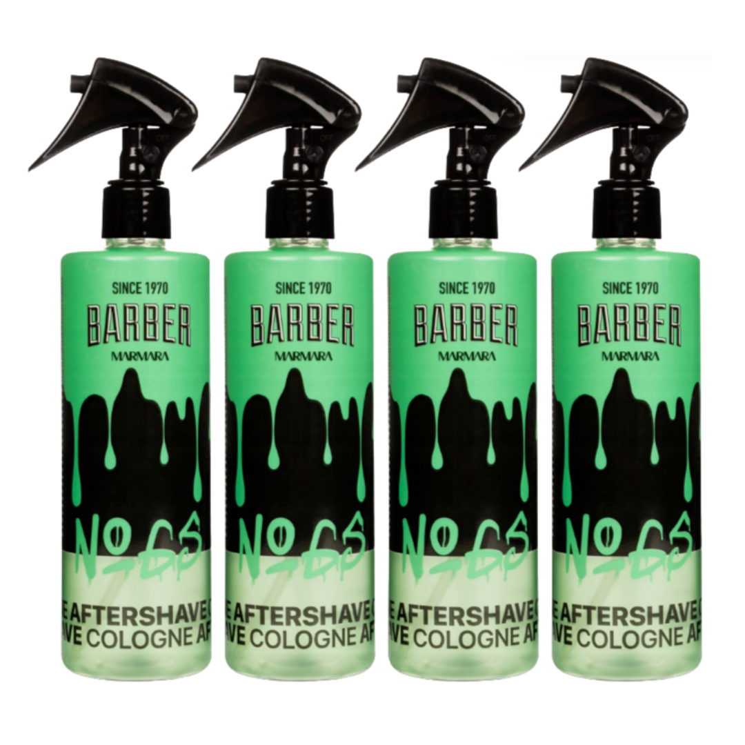 MARMARA BARBER Aftershave Cologne 400ml - Nr. 65 - 4 Stuks