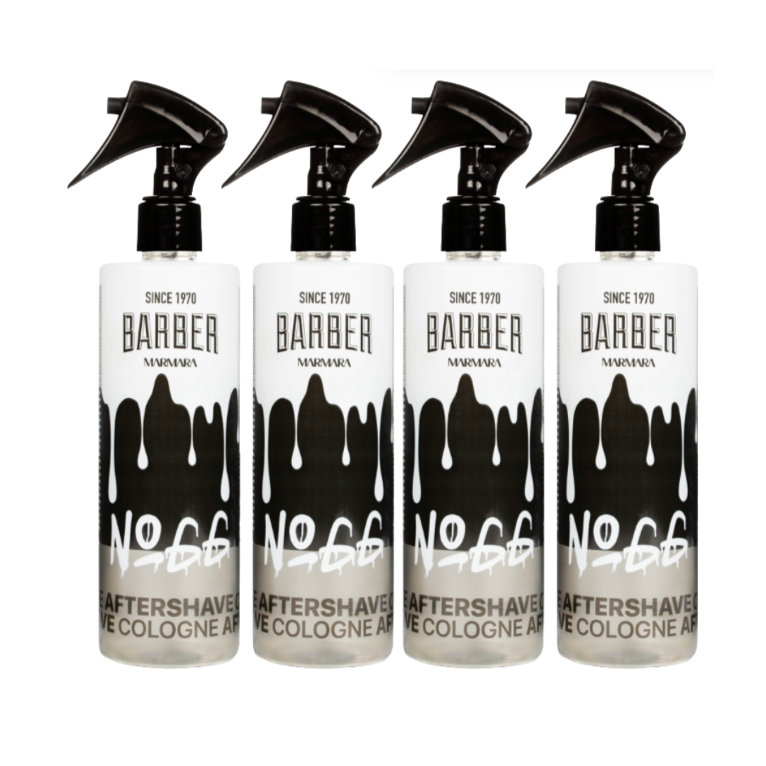 MARMARA BARBER Aftershave Cologne 400ml - Nr. 66 - 4 Stuks