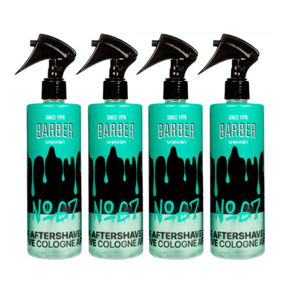 MARMARA BARBER Aftershave Cologne 400ml - Nr. 67 - 4 Stuks
