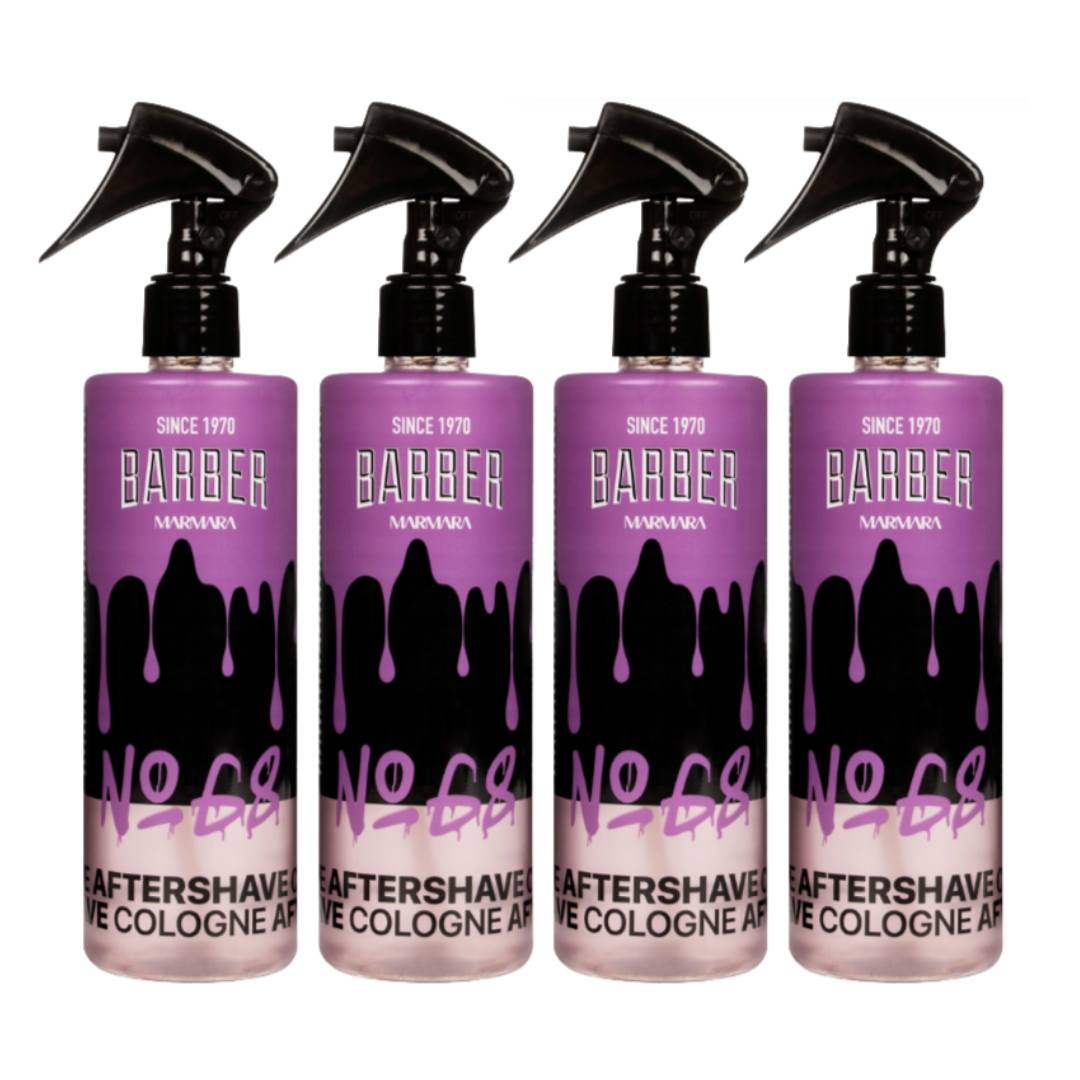 MARMARA BARBER Aftershave Cologne 400ml - Nr. 68 - 4 Stuks