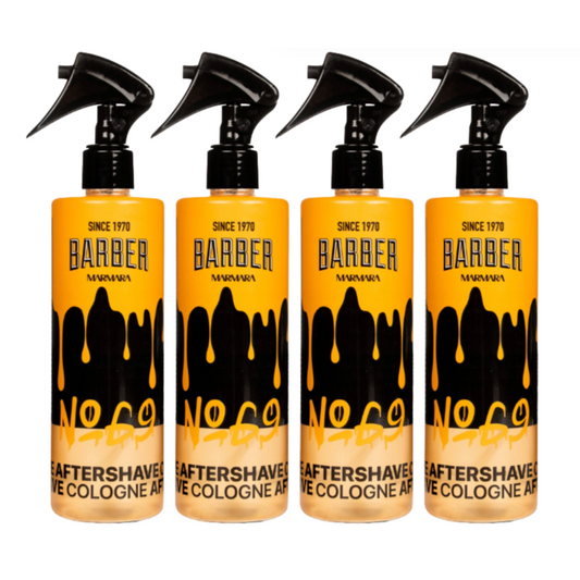 MARMARA BARBER Aftershave Cologne 400ml - Nr. 69 - 4 Stuks