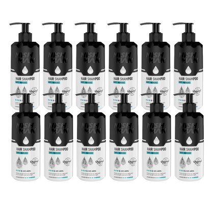 Nish Man Anti-Hair Loss Shampoo 480ml - 12 PCS