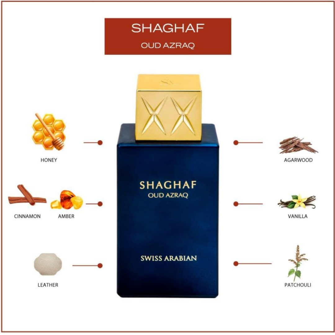 Swiss Arabian SHAGHAF OUD AZRAQ 75ML