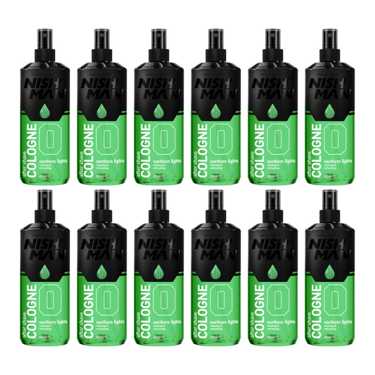 Nish Man Aftershave Cologne 0 Northern Lights 400ml - 12 PCS