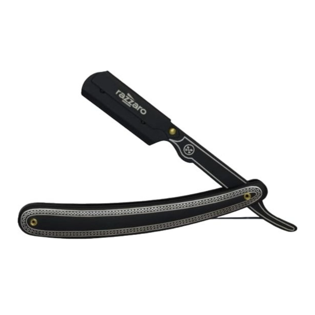 Razzaro Premium scheermes (zwart/zilver) + 100 Amerikaanse scheermesjes
