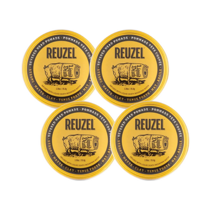 Reuzel Liquid Death - Severed Head Clay Pomade 95,8 g - 4 stuks