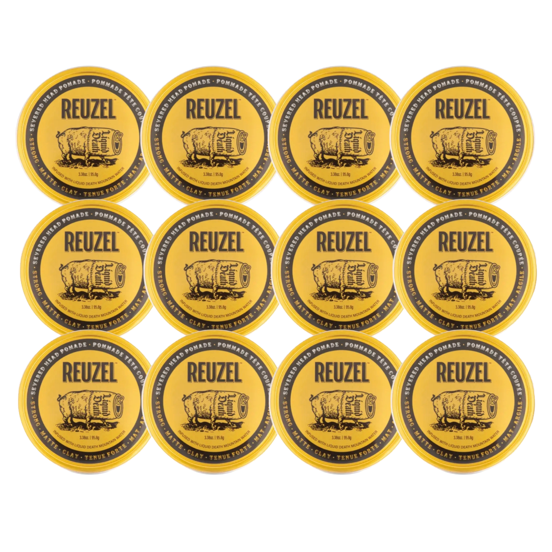 Reuzel Liquid Death - Severed Head Clay Pomade 95,8 g - 12 stuks