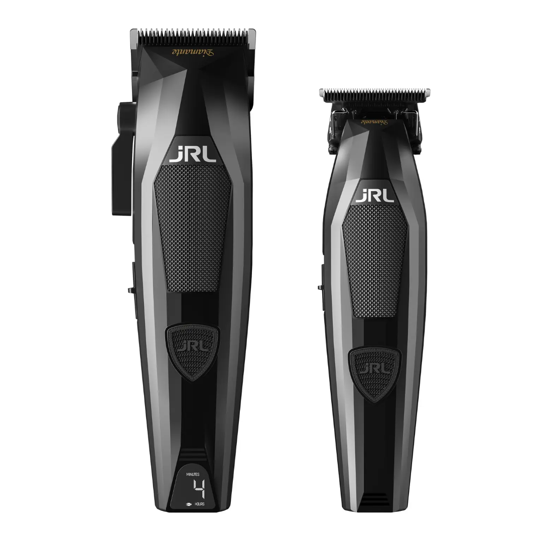 JRL Diamante Kit Clipper + Trimmer Black – Barberfriends JRL Diamante Kit Clipper + Trimmer Black – Barberfriends