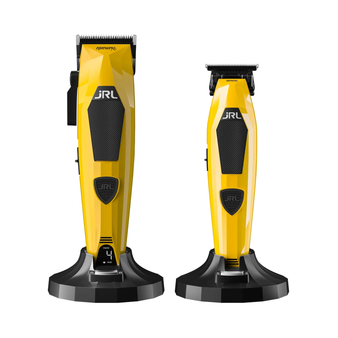 JRL Diamante バリカンセット イエロー JRL Diamante Kit Clipper + Trimmer Yellow – Barberfriends