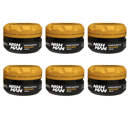 Nish Man Haardefinitions-Mattpaste M1 - 100 ml - 6 Pack
