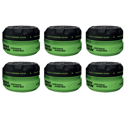 Nish Man S2 Spider Wax 150ml - 6 Pack