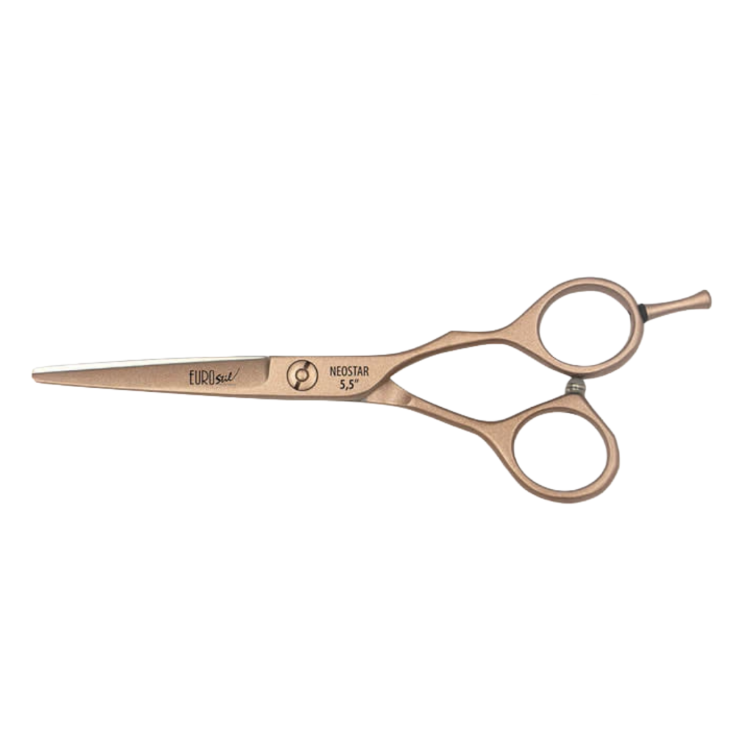 Eurostil Schaar Set Neostar Roségoud Maat 5.5