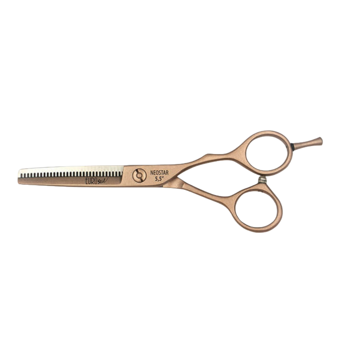 Eurostil Schaar Set Neostar Roségoud Maat 5.5