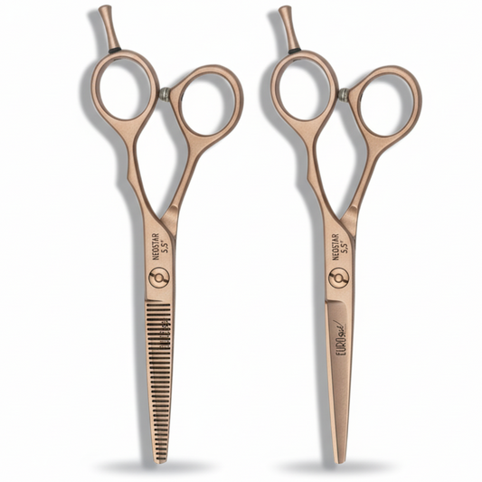 Eurostil Scherenset Neostar Rose Gold Größe 5.5