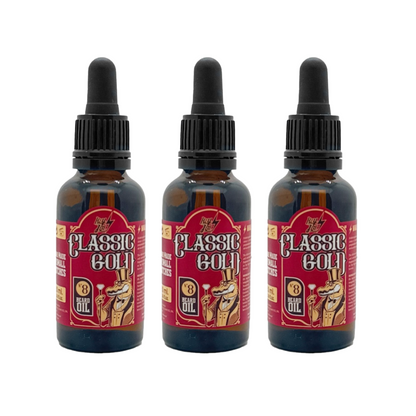 Hey Joe! Bartöl Nr.8 Classic Gold 30ml - 3 STÜCK