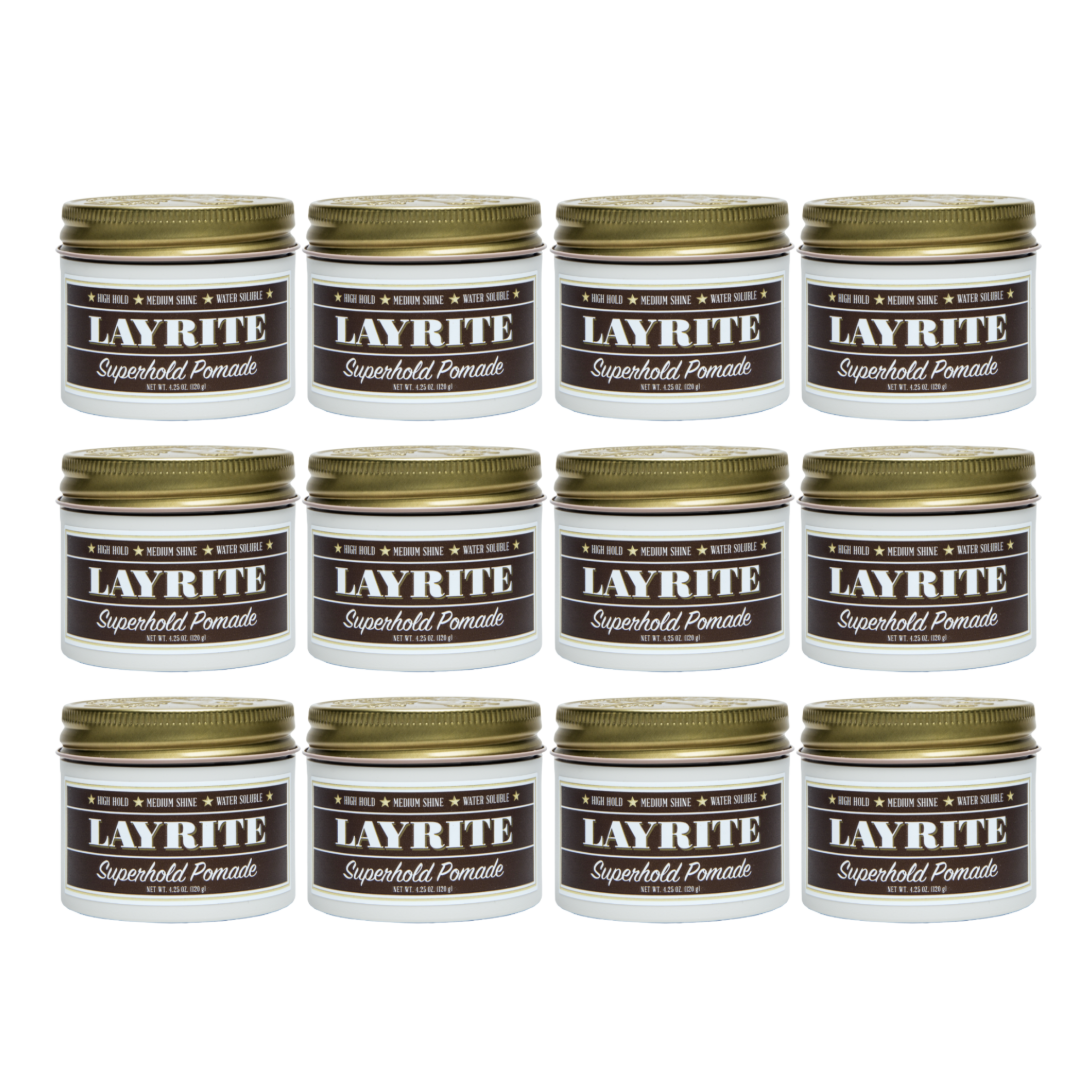 Layrite Super Hold Pomade 120g - 12 Stück