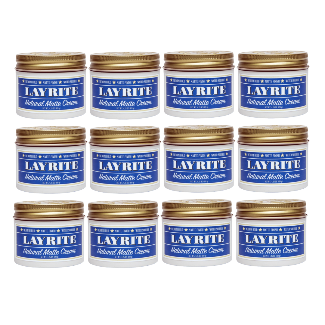 Layrite Natural Matte Cream 120g - 12 Pack