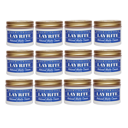 Layrite Natural Matte Cream 120g - 12 Pack
