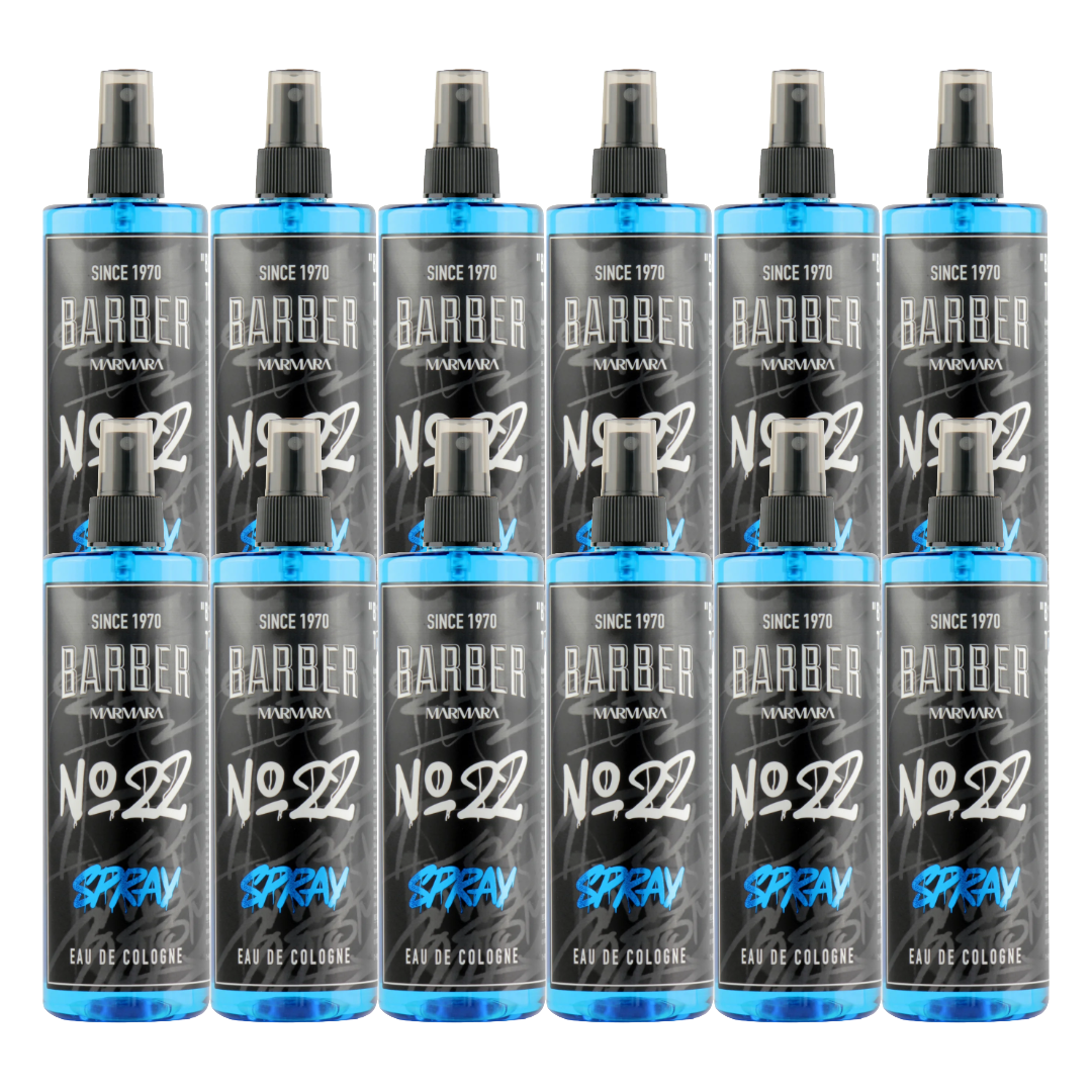 MARMARA BARBER GRAFFITI Series Spray Cologne 400ml no 22 - 12 PIECES