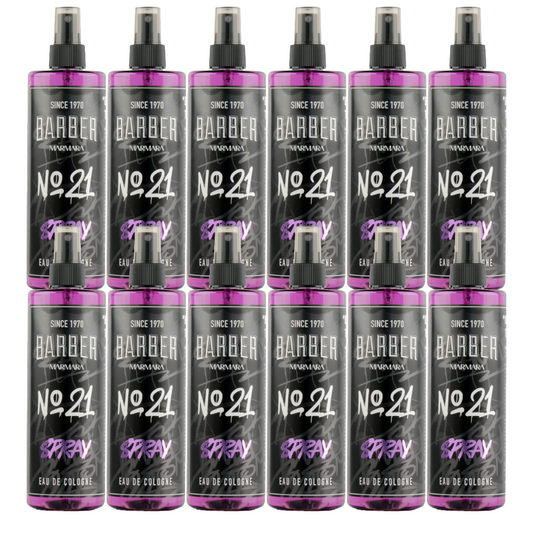 MARMARA BARBER GRAFFITI Series Spray Cologne 400ml No. 21 - 12 Pieces