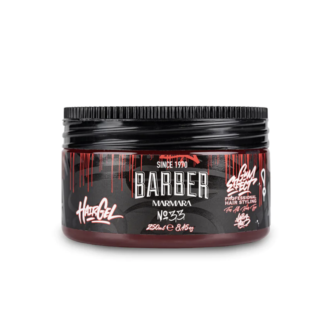 MARMARA BARBER Ultra Strong Haargel Nr. 33 - 250 ml - 12 STÜCK