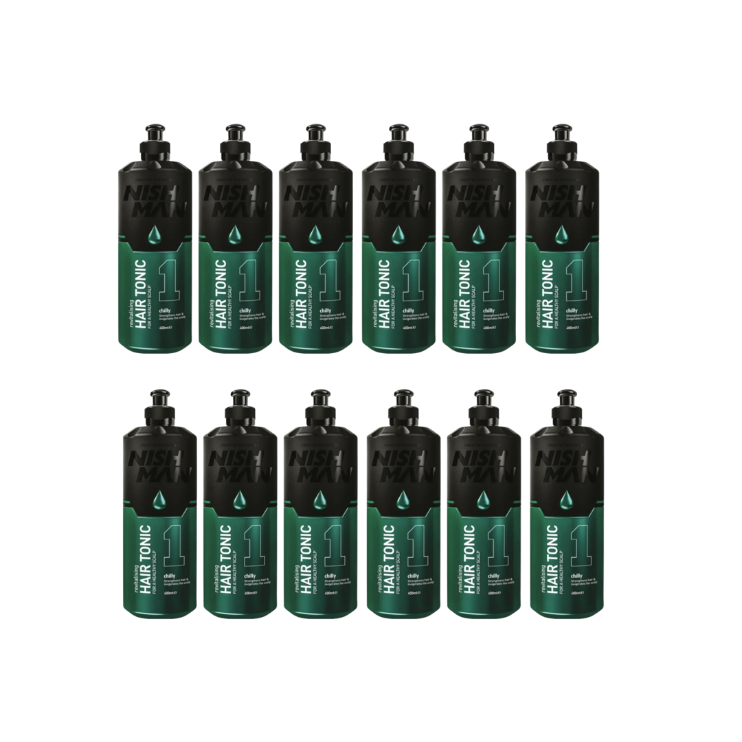 Nish Man Haartonikum 1 Chilly 400 ml – 12 Stück