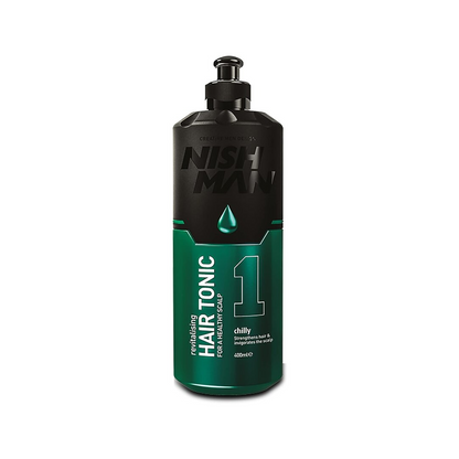 Nish Man Haartonikum 1 Chilly 400 ml – 12 Stück
