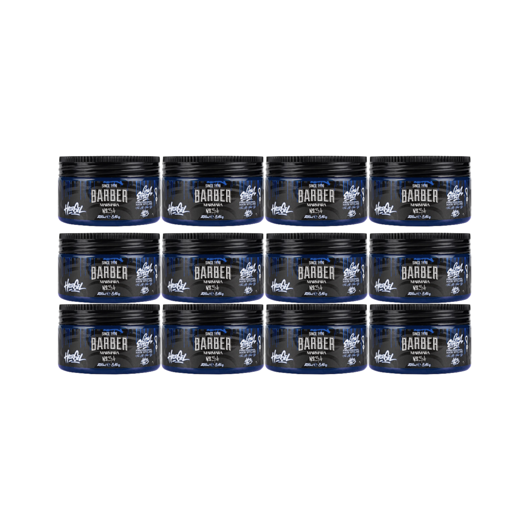 MARMARA BARBER Ultra Strong Haargel Nr. 34 - 250 ml - 12 STÜCK