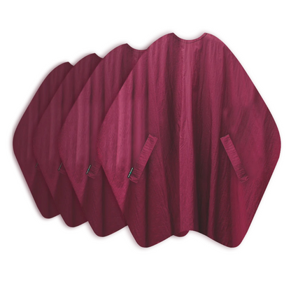 E-Kwip Burgundy Touch Hairdressing Scissors + 4 Free Hairdressing Caps