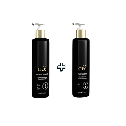 Créé Professionele Houtskoolshampoo + Masker 250ml SET