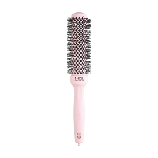 Olivia Garden Expert Blowout Speed Hair Dryer Brush - Pastel Pink 35mm