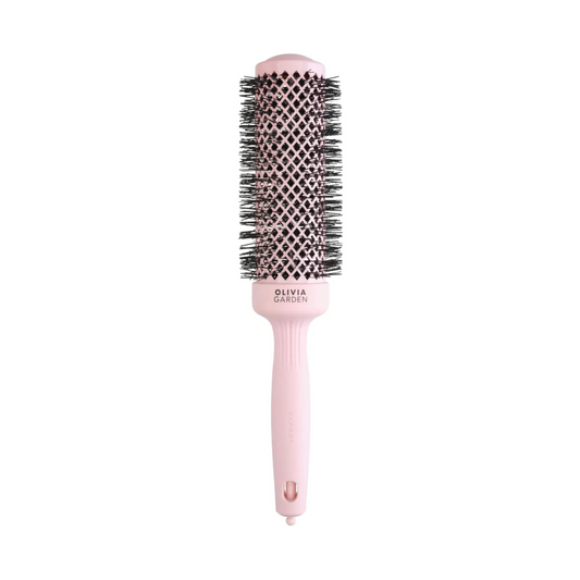 Olivia Garden Expert Blowout Speed Hair Dryer Brush - Pastel Pink 45mm