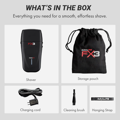 Babyliss Pro FX3 Black Foil Shaver