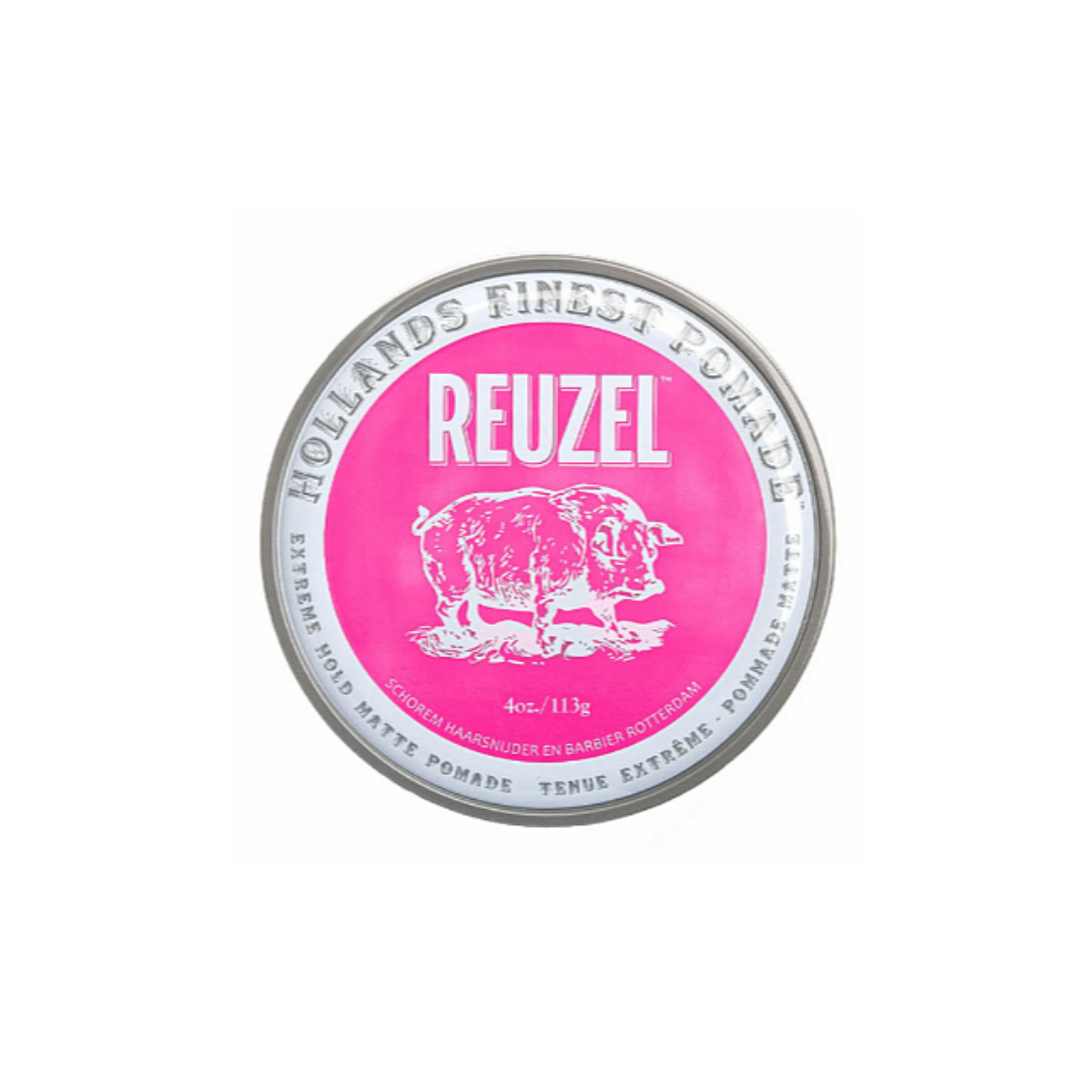 Reuzel Pomade Extreme Hold Matte Pink 113g - 12 Pieces