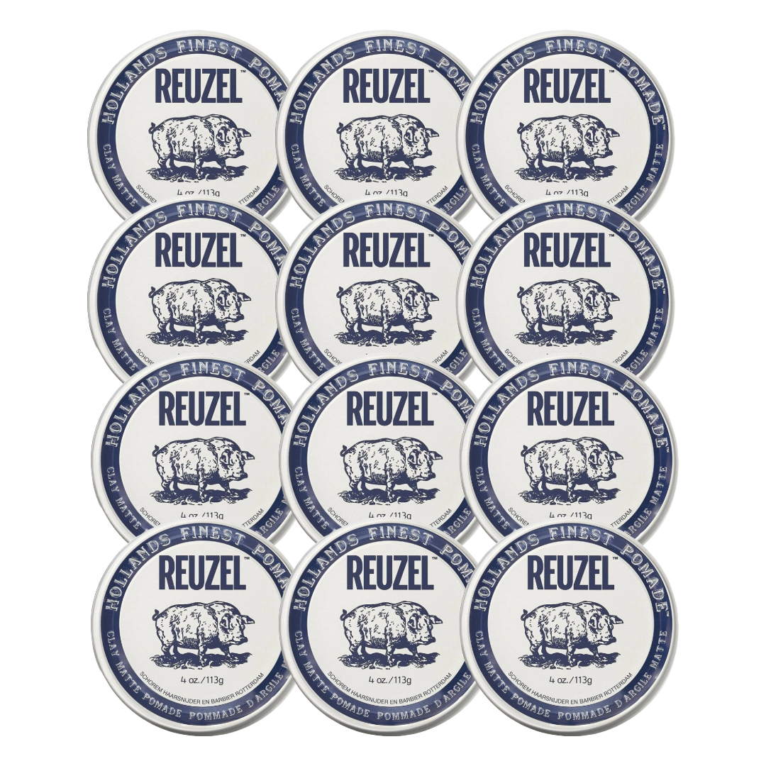 Reuzel Clay Matte Pomade 113g - 12 PIECES