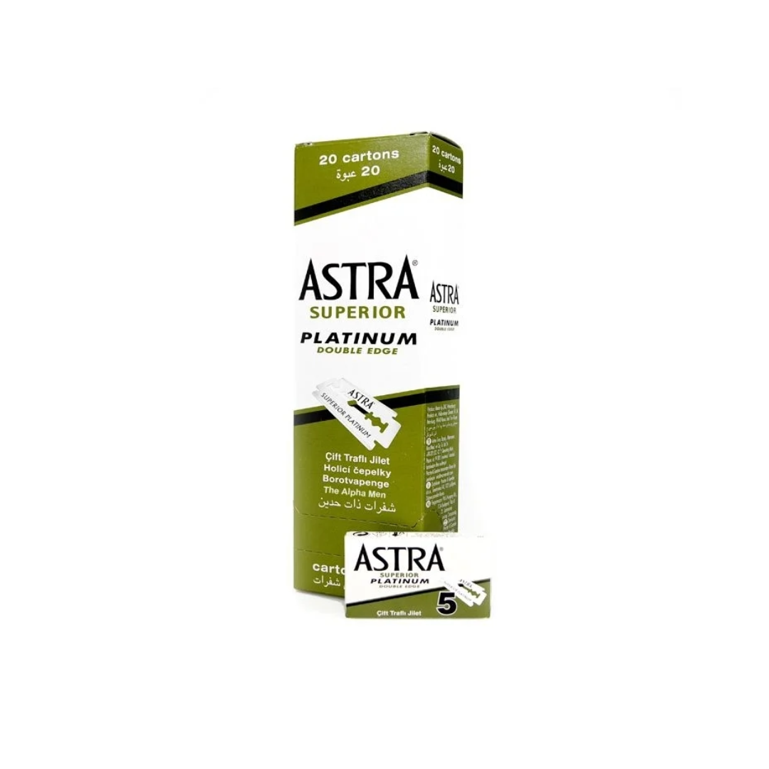 Astra Double Edge Blades 20x5 - Per 4 Packs