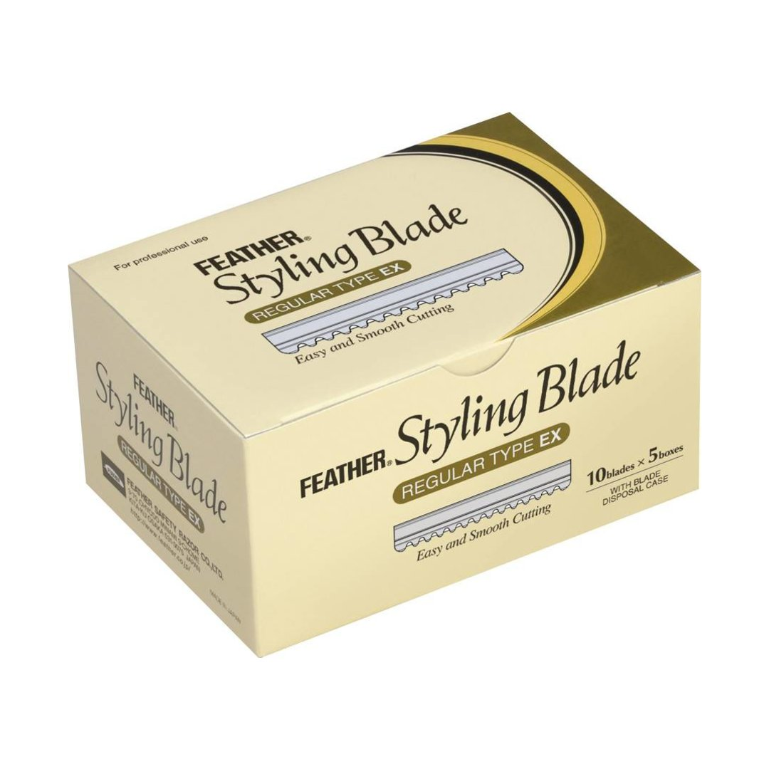 Feather Styling Blades Refill Blades 50 pieces - Per 8 Pieces
