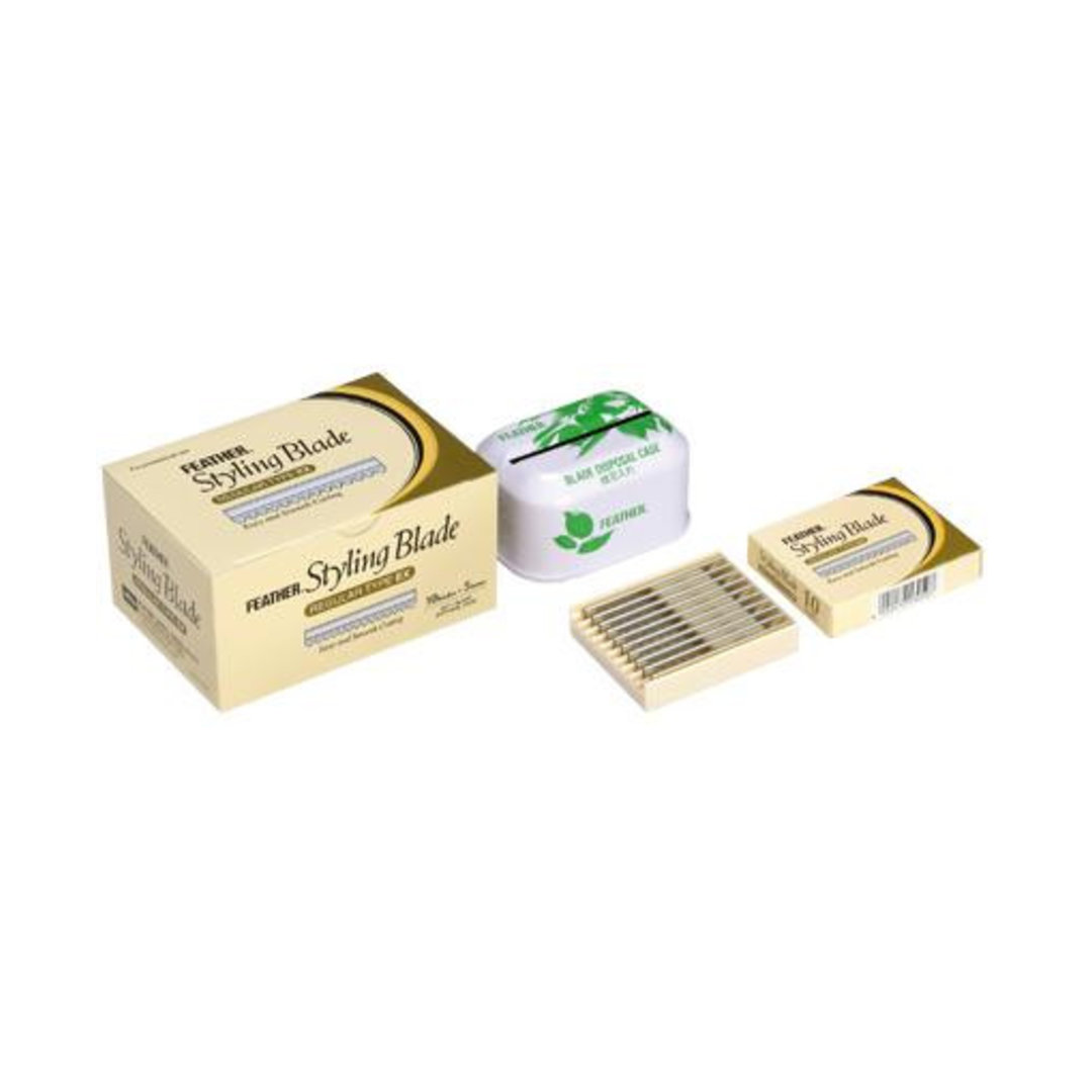 Feather Styling Blades Refill Blades 50 pieces - Per 8 Pieces
