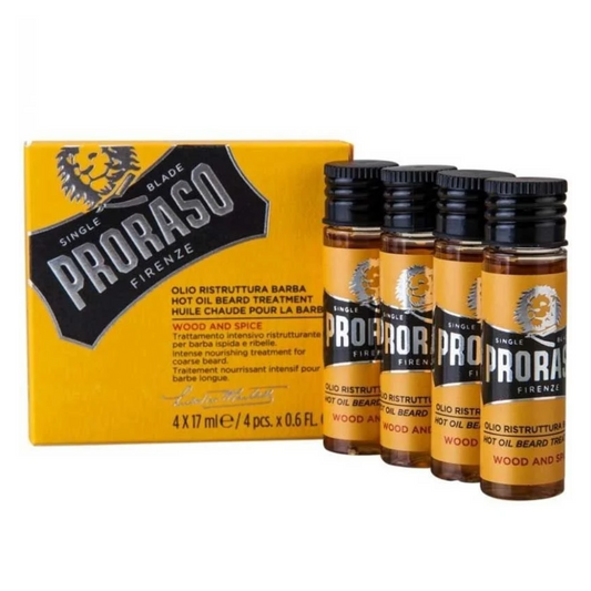 Proraso Hot Oil Baardbehandeling 4x17ml