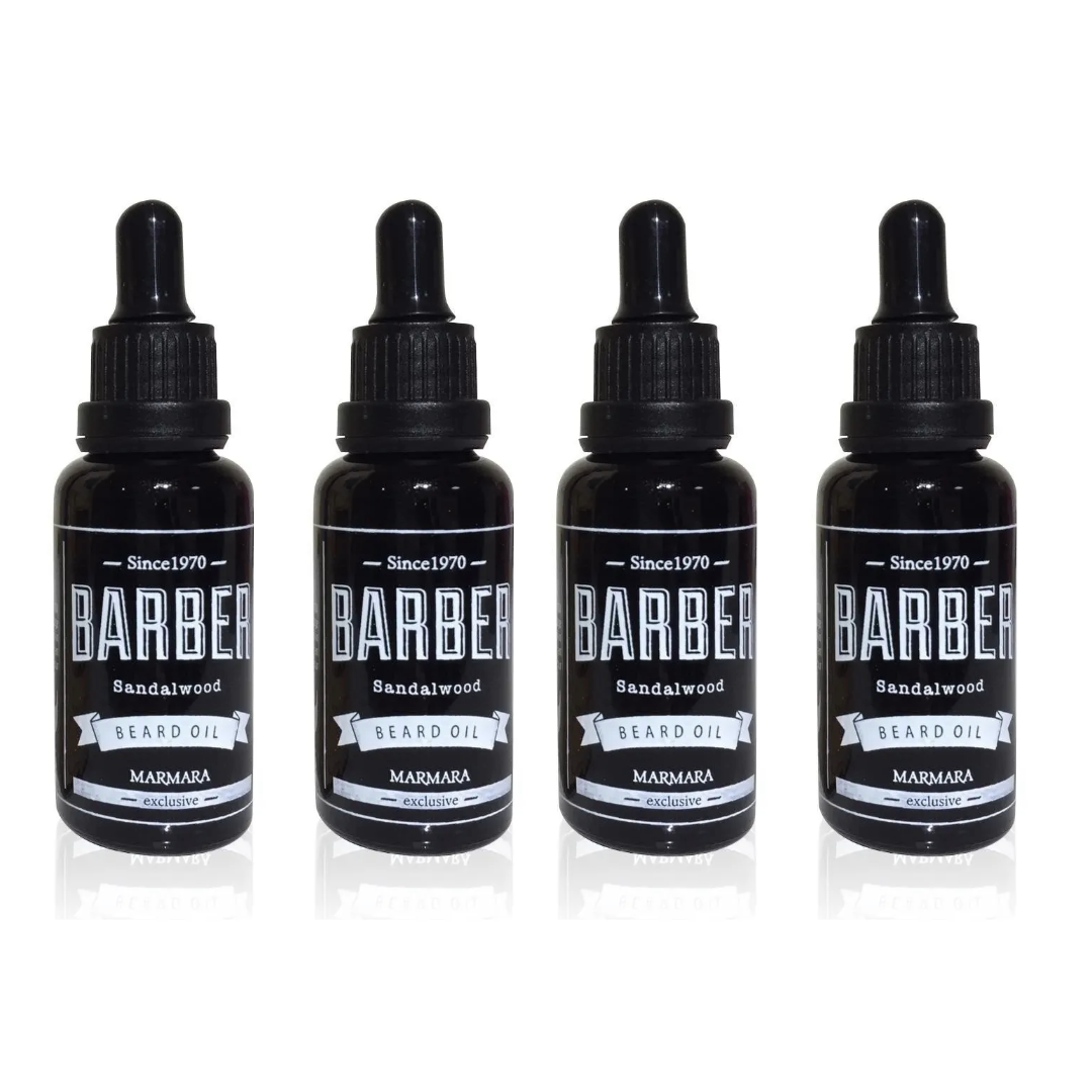 MARMARA BARBER Bartöl 30 ml 4 Pack