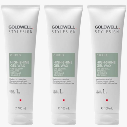 Goldwell STYLESIGN HIGH-SHINE GEL WAX 100ML - 3 STUKS
