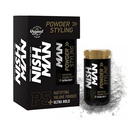 Nish Man Styling Powder 20gr P5 Ultra Hold - 12 Pack