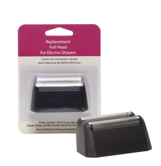The Shave Factory Black/Silver Replacement Foil Wahl Finale Shaver