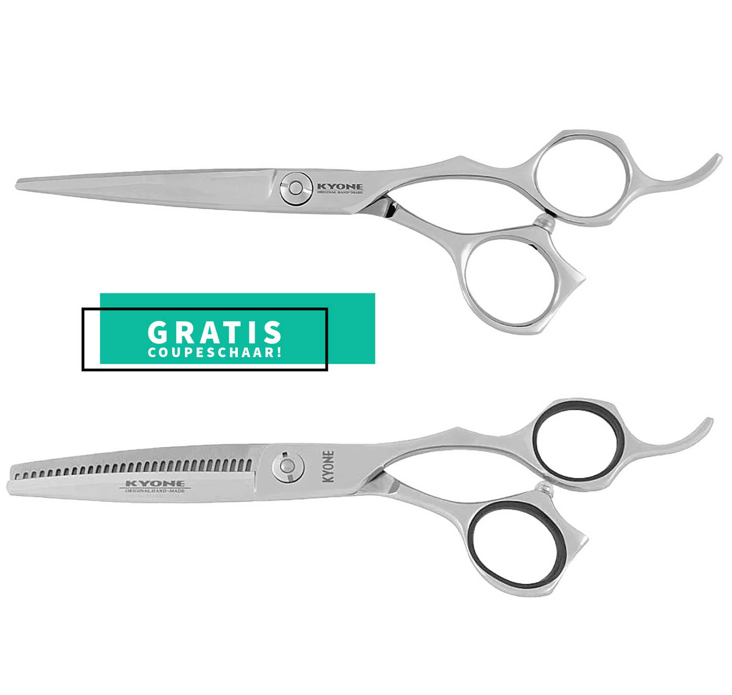 Promo! Kyone 780 cutting scissors 5.5" + Free Thinning Scissors 780T 6.0"