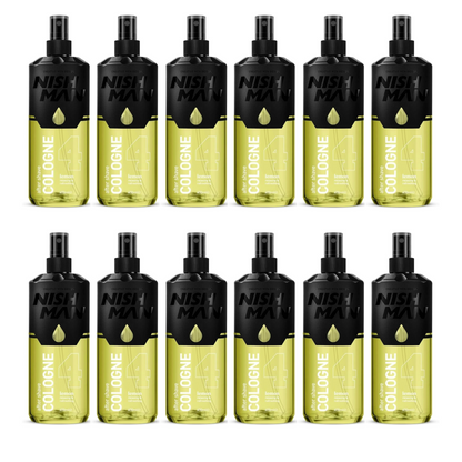Nish Man Aftershave Köln 4 ZITRONE - 12 Pack
