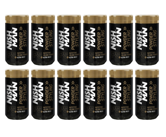 Nish Man Styling Powder 20gr P5 Ultra Hold - 12 Pack