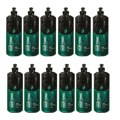 Nish Man Haarwasser 1 Chilly 400ml - 12 Pack