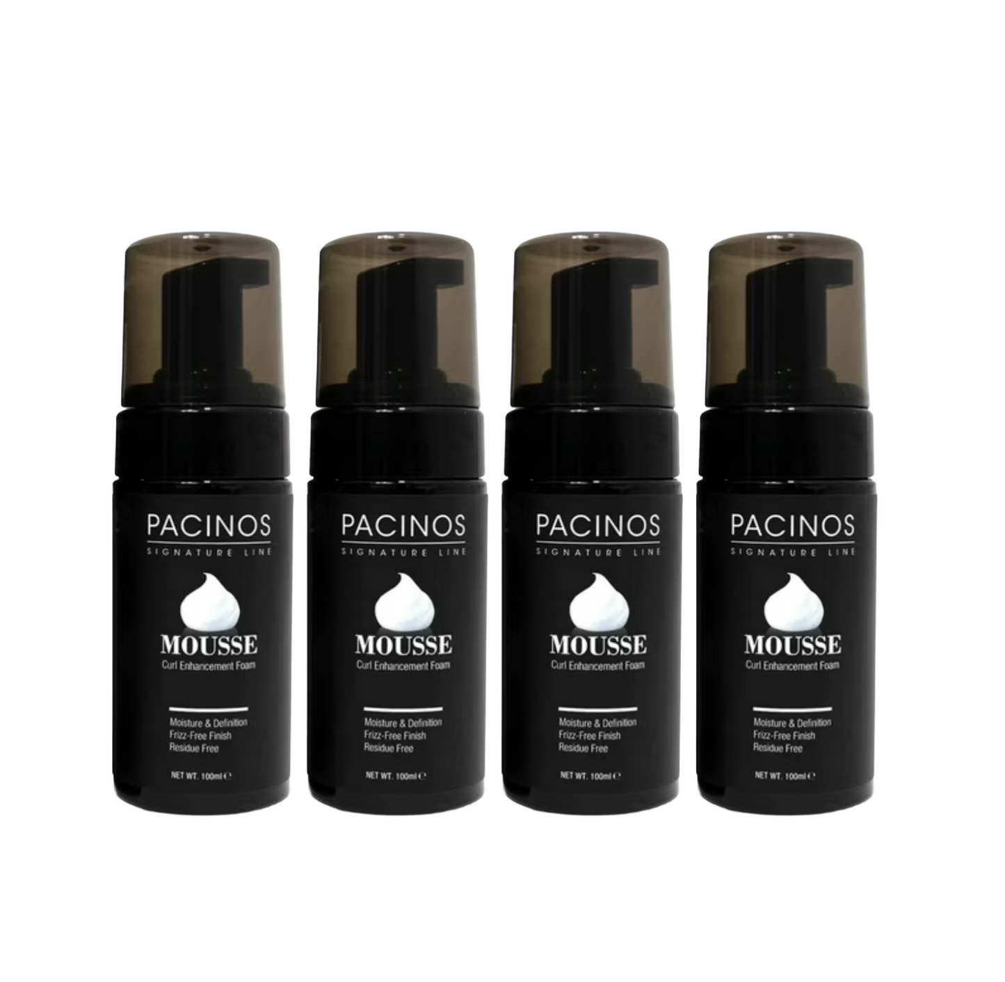 PACINOS Curl Mousse 100ml 4-Pack